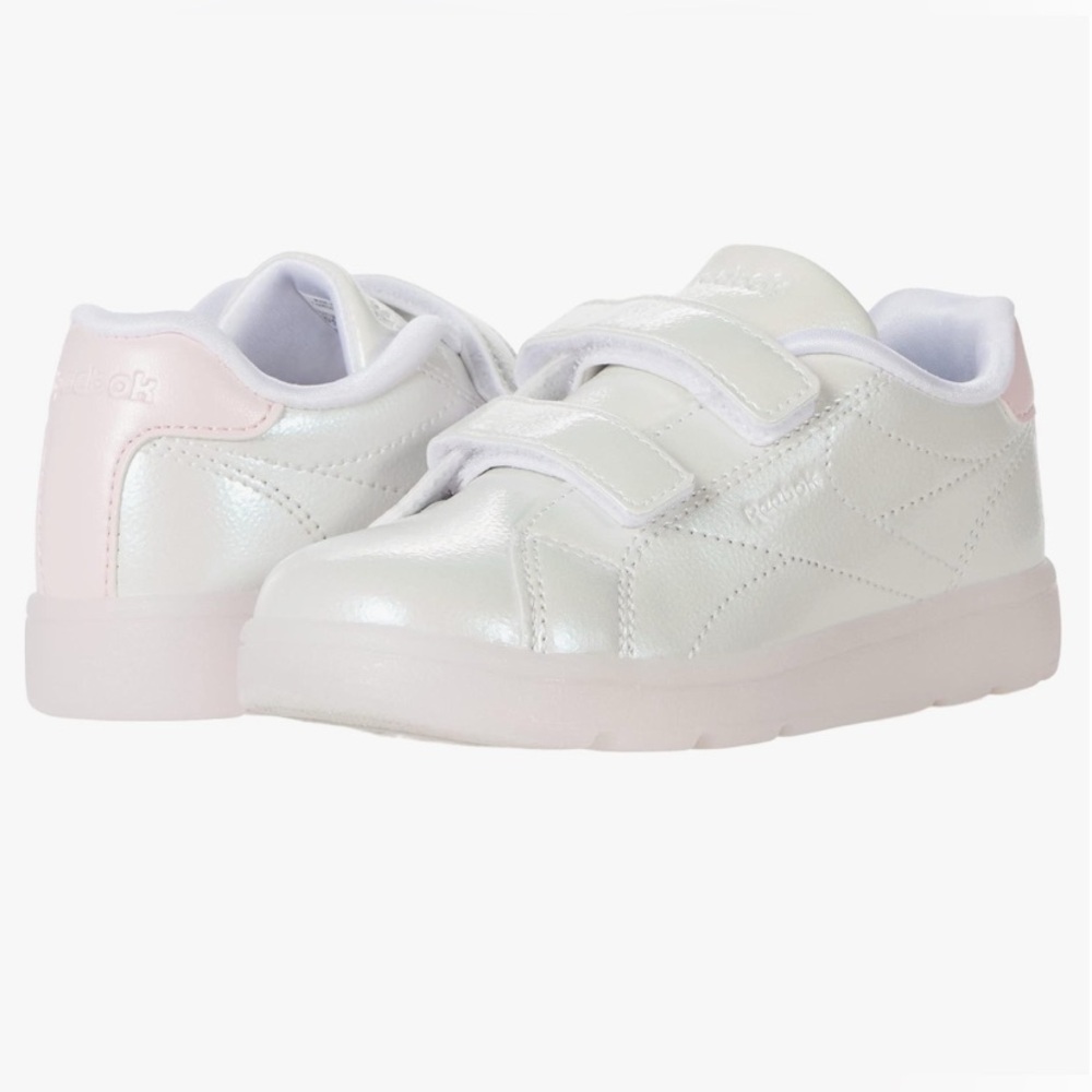 Reebok Girl's Complete Clean 2.0 Hook & Loop Sneaker 8
